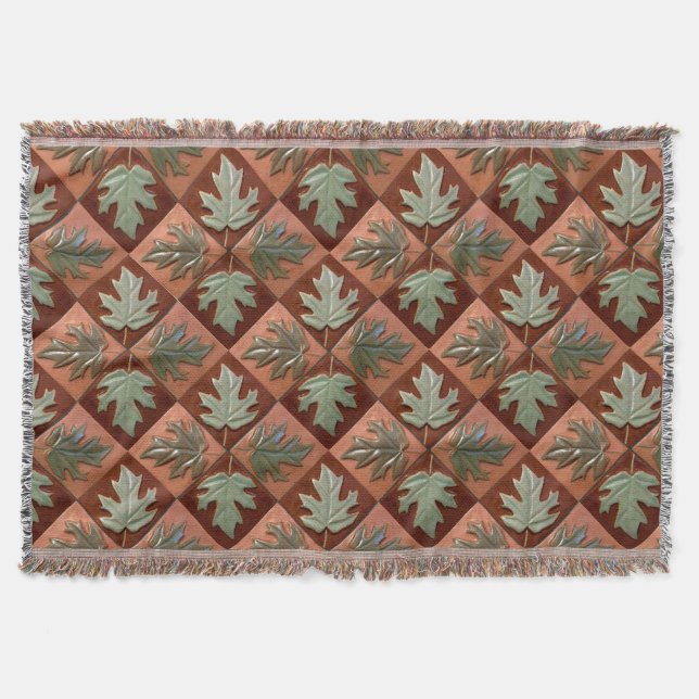 Manta Funda de tiro con hojas de arce (Anverso)