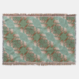 Manta Funda Gingko Throw con franja