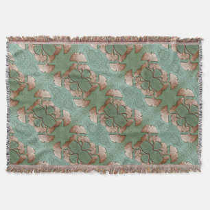Manta Funda Gingko Throw con franja