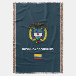 Manta Funda para teléfono pasaporte de Colombia