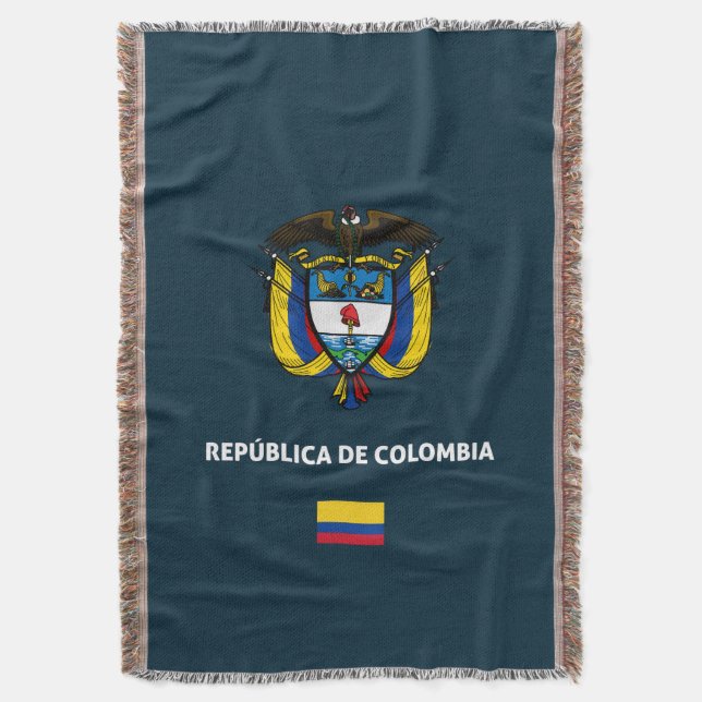 Manta Funda para teléfono pasaporte de Colombia (Frente vertical)