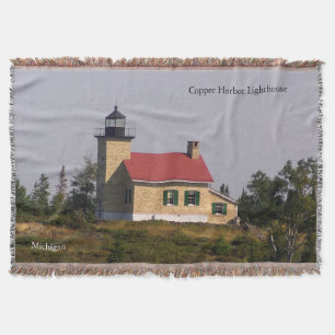 Manta Funda tejida en faro de cobre