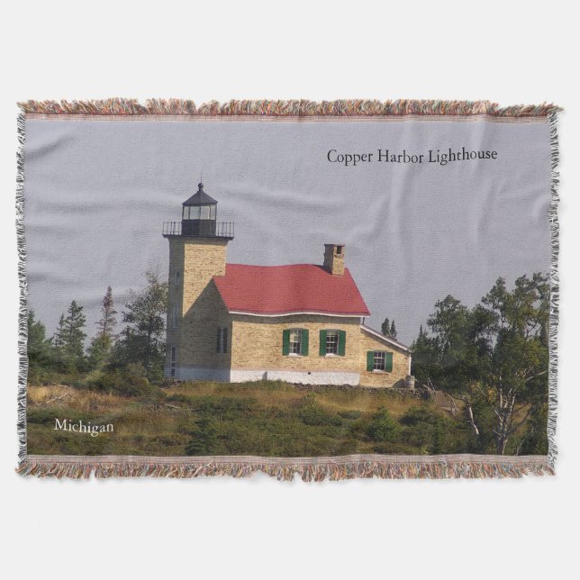 Manta Funda tejida en faro de cobre (Anverso)