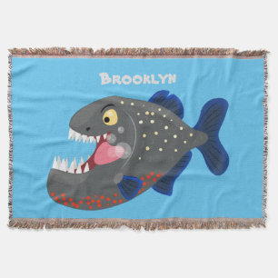 Manta Furioso ilustracion personalizado de piranha