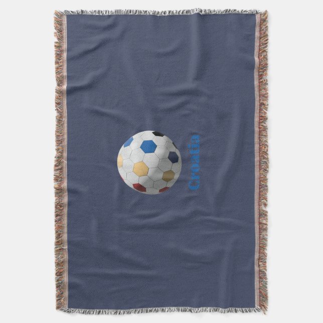 Manta Fútbol Croacia (Frente vertical)
