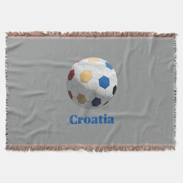Manta Fútbol Croacia (Anverso)