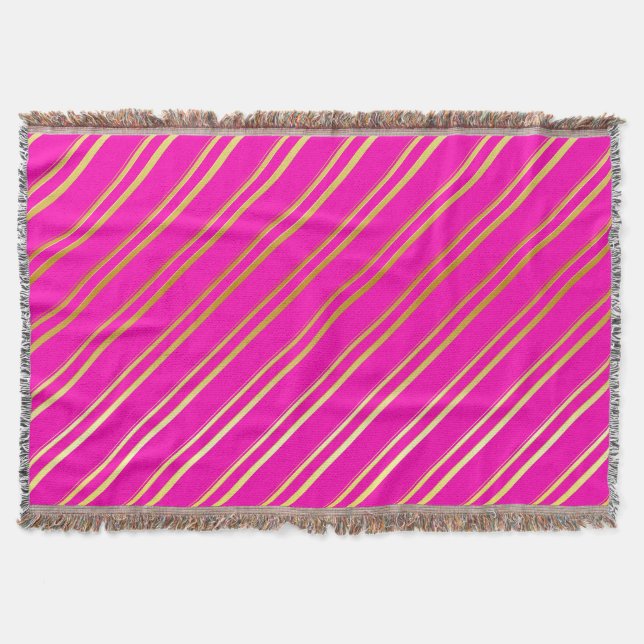 MANTA FUX GOLD STRIPTS ON PINK (Anverso)