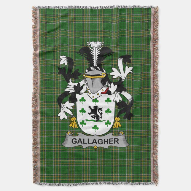 Manta Gallagher irlandés o O_Gallagher Coat of Arms Fami (Frente vertical)