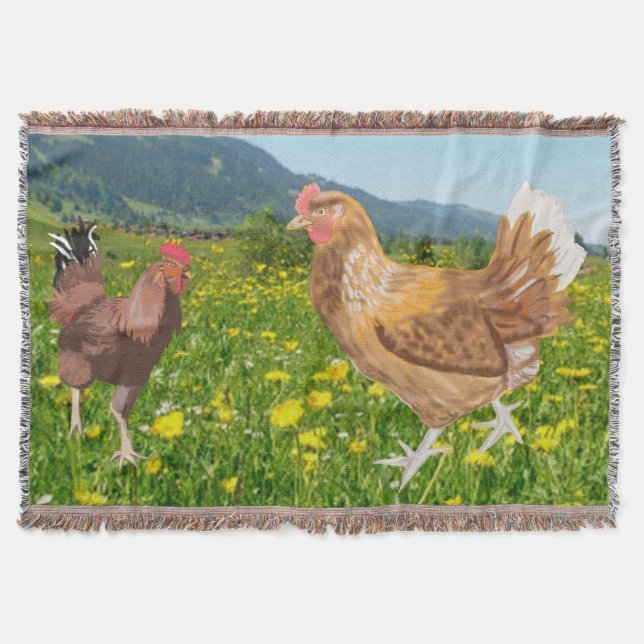 Manta Gallo y Gallina 1 (Anverso)