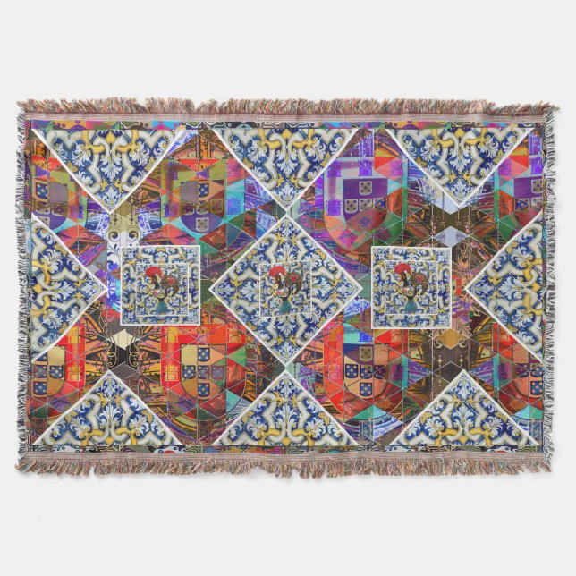 Manta Galo de Barcelos, Portugal (Anverso)