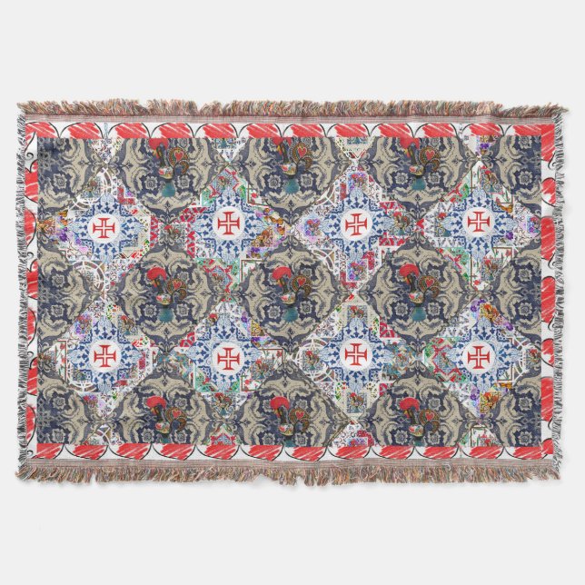 Manta Galo de Barcelos, Portugal (Anverso)