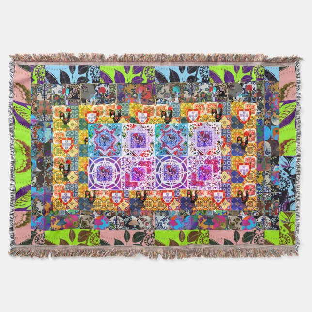 Manta Galo de Barcelos, Portugal (Anverso)