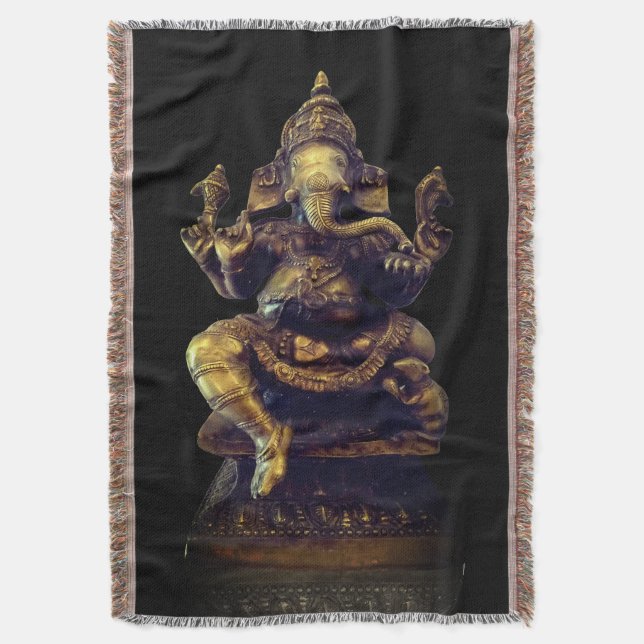Manta Ganesha Throw Blanket (Frente vertical)