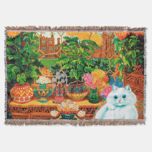 Manta Gato de los amantes de las flores, Louis Wain
