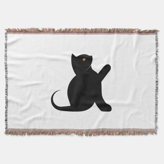 Manta Gato diciendo hola (Anverso)