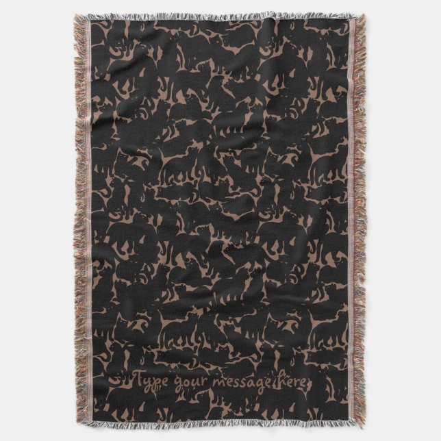 Manta Gato Lover Blanket Le Chat Gordo Cat Throw Blanket (Frente vertical)