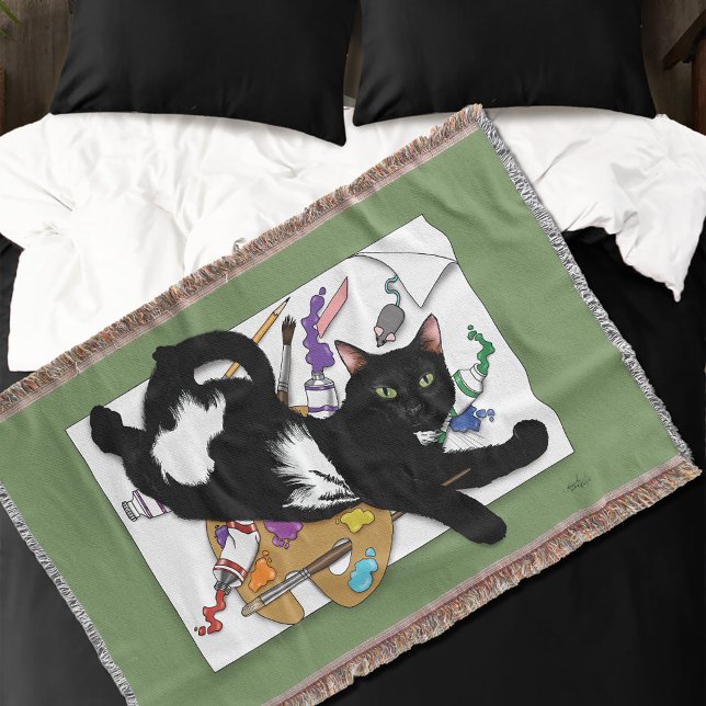 Manta Gato negro del artista (Subido por el creador)