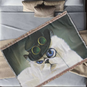 Manta Gato persa de Steampunk
