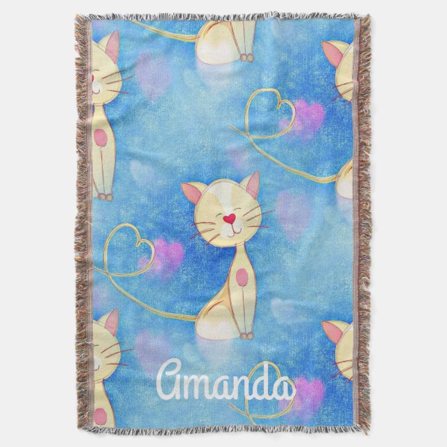 Manta Gato soñador (Frente vertical)