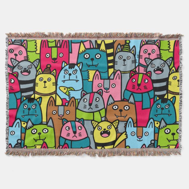 Manta Gatos y gatos (Anverso)