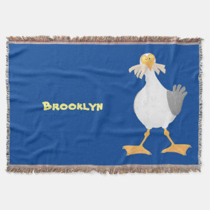 Manta Gaviota divertida con personalizado de patatas fri