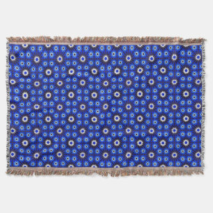 Manta Geometría de puntos azules místicos