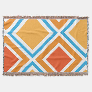 Manta Geométrica abstracta de diamante