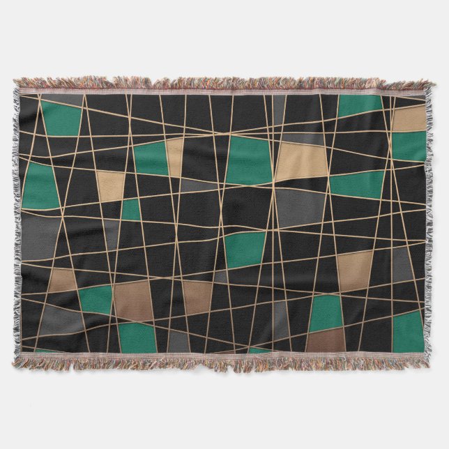 Manta Geométrico, abstracto (Anverso)