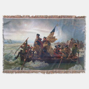 Manta George Washington Cruzando El Delaware