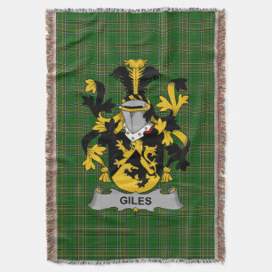 Manta Giles irlandeses o Gyles Escudo de armas familiar