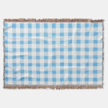Gingham Azul Bebé