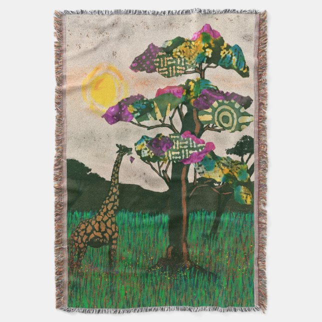 Manta Giraffe sobre los aviones de África (Frente vertical)