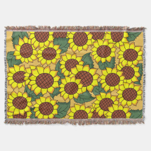 Manta Girasol, girasoles