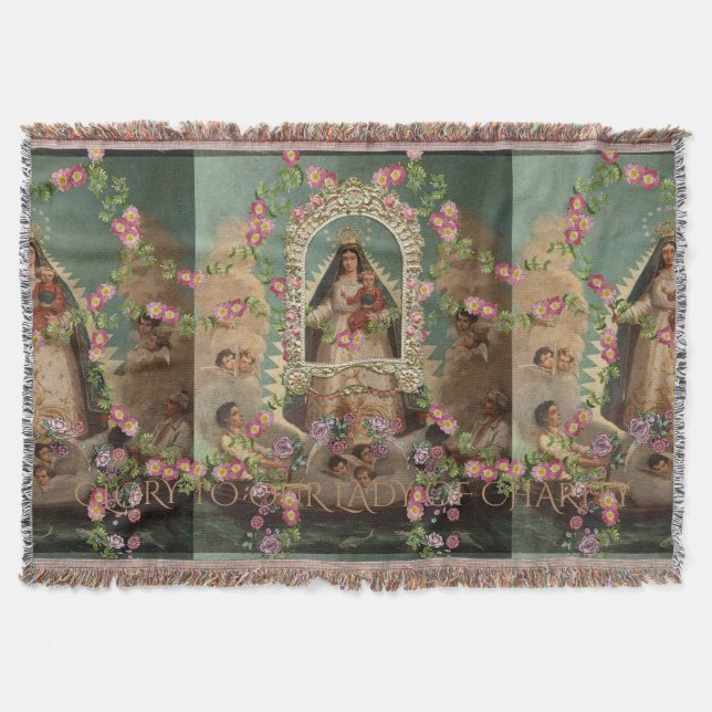 MANTA GLORIA A NUESTRA SEÑORA DE CARIDAD (Anverso)