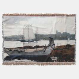 Manta Gloucester Harbour y Dory Winslow Homer 1880