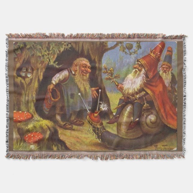 Manta Gnome King Cosy Throw Blanket (Anverso)
