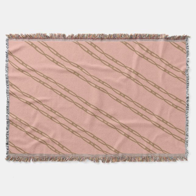Manta gold-rose chain blanket (Anverso)