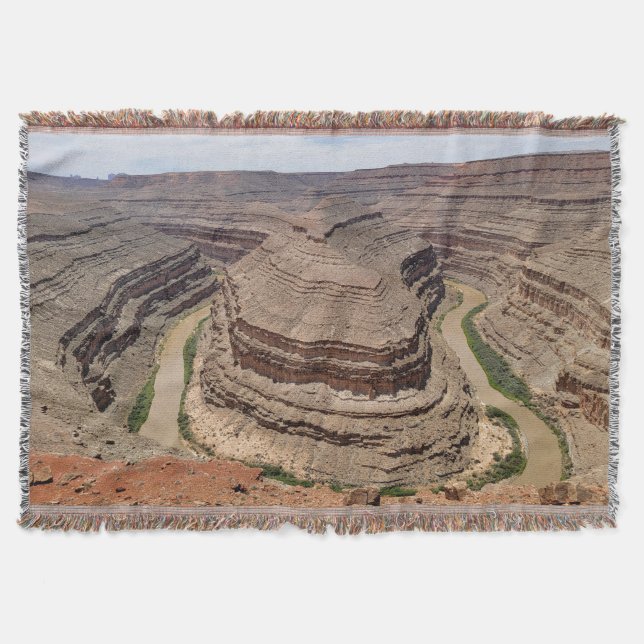 Manta Goosenecks Throw Blanket (Anverso)