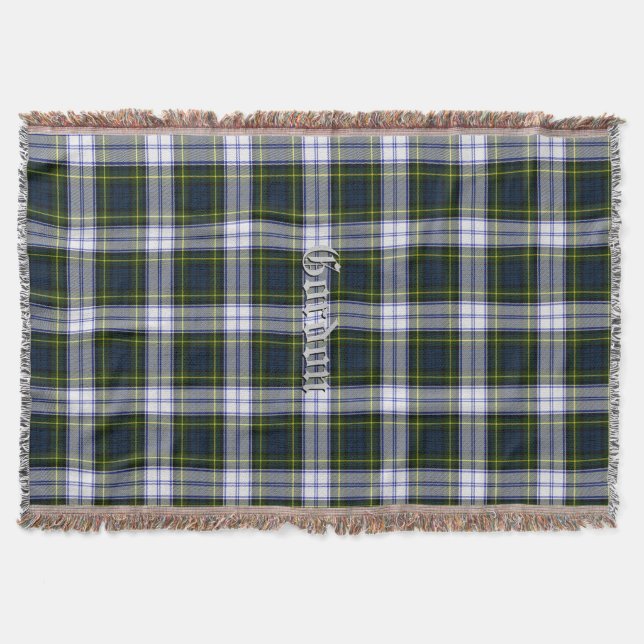 Manta Gordon Dress Tartan Plaid Personalizado Throw Blan (Anverso)