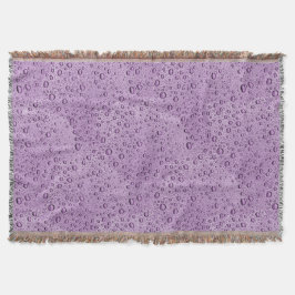 Manta Gotas de agua morada