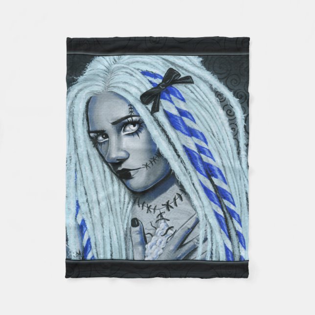 Manta gótica rasgada del arte de la fantasía de (Anverso)