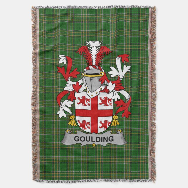 Manta Goulding irlandés o O_Goillin Coat of Arms Family  (Frente vertical)