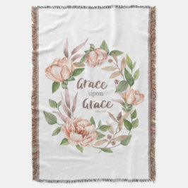 Manta Grace Upon Grace - John 1:16 - Floral