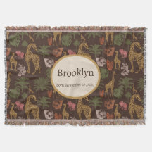 Grafa de Safari y guardería de hojas tropicales