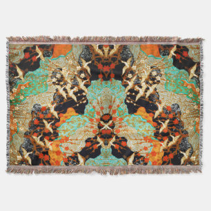 MANTA GRÁFICAS VOLADORAS CON FLORES DE PRIMAVERA