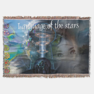 Manta Gráficos visionarios ilustrados envolviendo medios