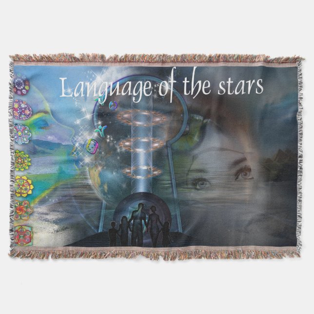 Manta Gráficos visionarios ilustrados envolviendo medios (Anverso)