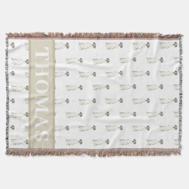 Manta Gran Danés (Arlequín Negro Blanco) (Anverso)