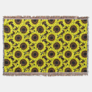 Manta Grandes Sunflower dorados