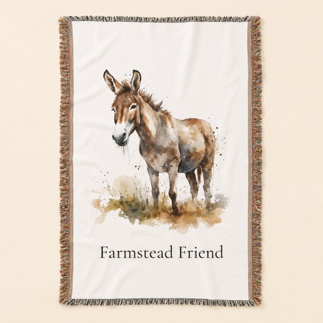 Manta Granja de burros personalizada Bienvenida (Subido por el creador)